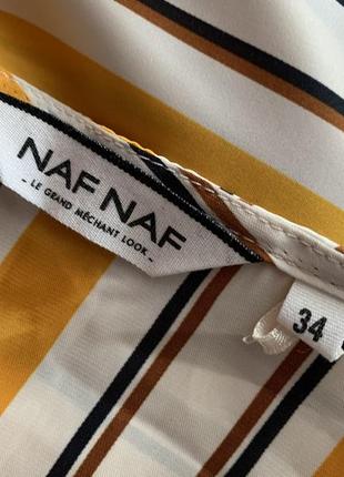 Стильная блуза в полоску на запах от naf naf4 фото