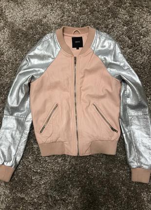 Куртка з еко шкіри asos