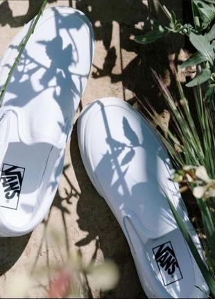 Кеді увага оригінал vans slip-on сліпони класика білі original стильний львів