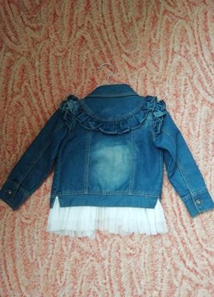 Модний джинсовий жакет 4-5-6 років