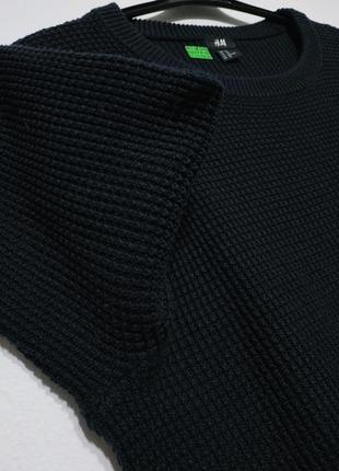 M l 48 50 сост нов h&m кольчуга пуловер свитер мужской синий zxc2 фото