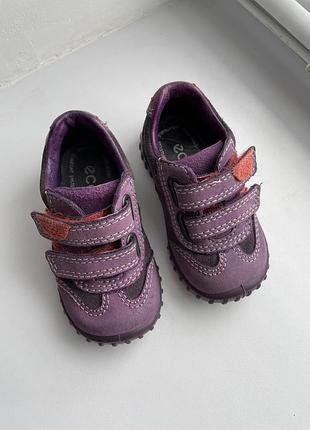 Кроссовки ecco кожаные размер 20