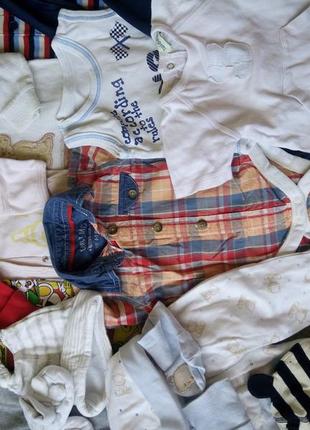 Пакет одягу для новорожденого хлопчика 25 шт3 фото