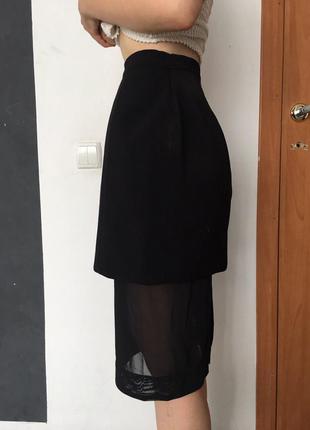 Длинная юбка с высокой талией под zara2 фото