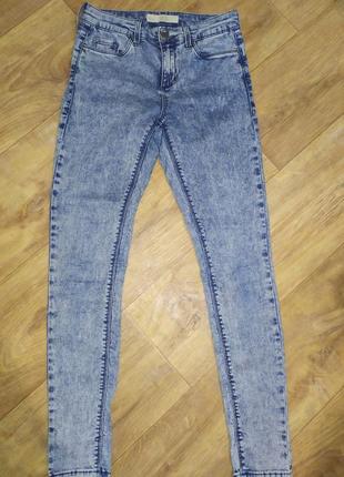 Джинсы стрейч leigh moto