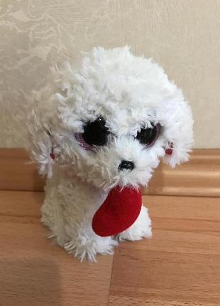 Мягкая игрушка собачка глазастик tu