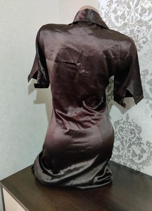 Модное женское платье рубашка бренд на лето5 фото