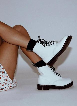 Черевики увага оригінал dr. martens 1460 white smooth 11821 original стильний львів