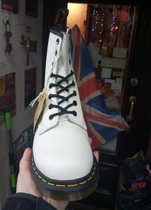 63035121 dr. martens 1460 white smooth 11821 original 5941 Dr Martens 1461 Iced Chalk Buty