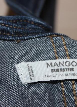 Супер стильний комбінезон з укорочеными штанами джинсовий mango4 фото