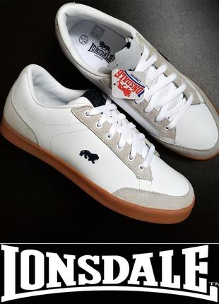 Кроссовки сникерсы lonsdale натуральная кожа us10|eur43 original мужские, подростковые