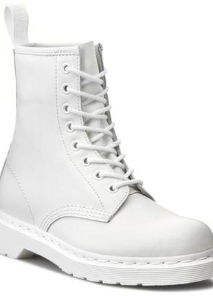 Черевики dr. martens 1460 mono white smooth leather 14357100 white3 фото