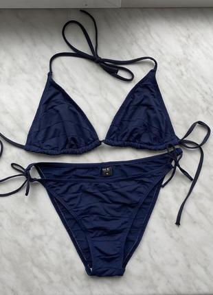 Синій роздільний купальник she 38 розмір