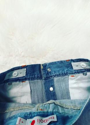 Новая юбка boboli под джинс на девочку 4 года, 104 см7 фото