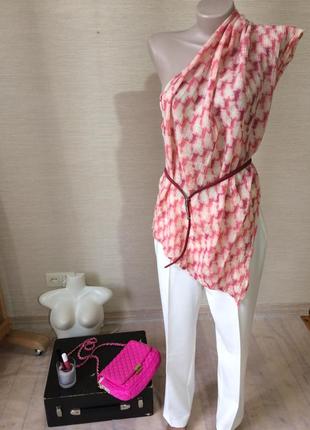 Палантин - шарф найтонший з валяної вовни 150х60 см