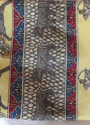 Редкий коллекционный галстук в египетском стиле италия angelo litrica3 фото