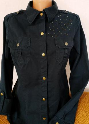 Классная рубашка черная