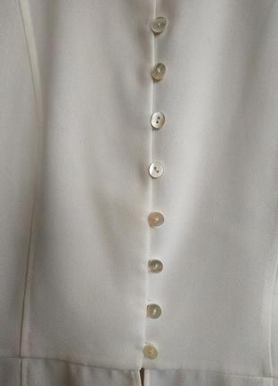 Жіноча блуза, блузка молочного кольору2 фото