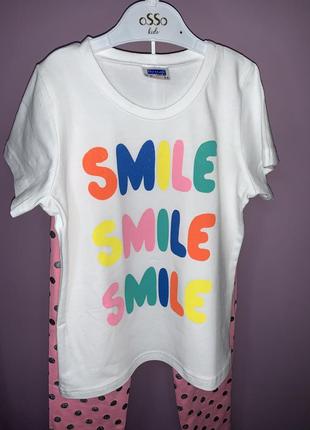 Набор футболка smile+лосины6 фото