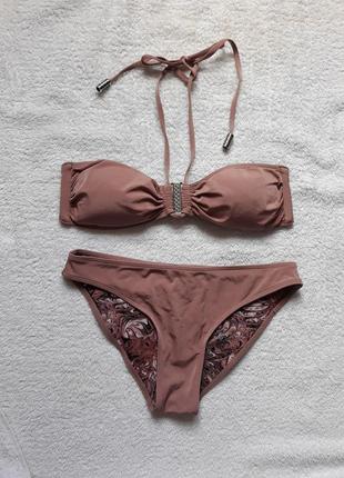 Купальник цвета пыльной розы h&m
