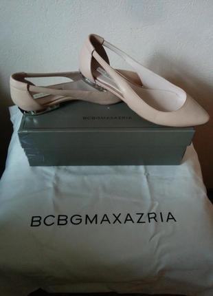 Нюдовые балетки  bcbgmaxazria  размер 36,52 фото