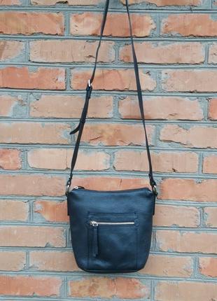 Шикарная кожаная сумка cross-body3 фото