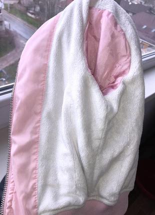 Класна куртка вітровка бомбер на дівчинку 2-3 роки4 фото