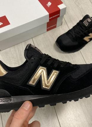 New balance 574 black жіночі кросівки чорні нью баланс, жіночі кросівки чорні