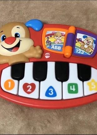 Интерактивная игрушка fisher-price пианино умного щенка