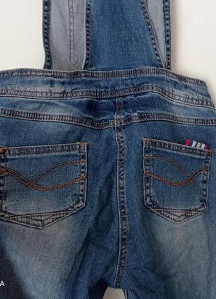 Стильний оригінальний джинсовий комбінезон3 фото