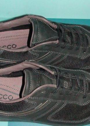 Ecco gore-tex - кожаные кроссовки4 фото