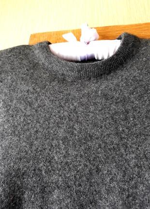 Кашемировый свитер серого цвета2 фото