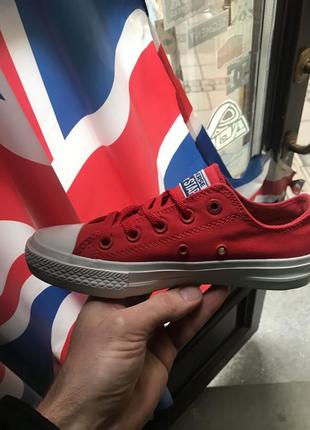 Кеді унісекс converse all star ii low red конверси конверс стильний львів.8 фото