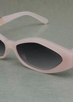 Versace модные женские солнцезащитные очки узкие розово пудровые