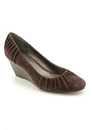 Стильнейшие туфли alfani из натуральной замши из сша. размер ~37,5-38.2 фото