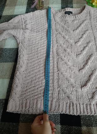 Плюш плюшевый мягкий джемпер лиловый свитер кофта объемный оверсайз свитшот6 фото