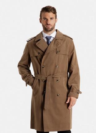 Чоловіче пальто плащ тренчкот з поясом