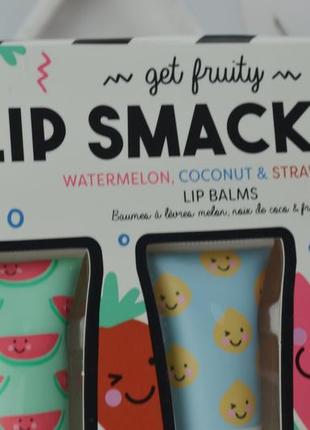 Подарочный набор бальзама для губ get fruity trio lip balm gift set9 фото