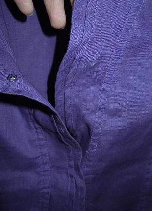 Жакет-блуза з двома способами застібки,100% льон5 фото