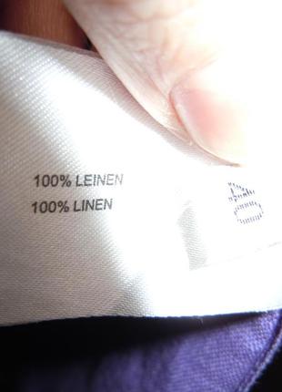 Жакет-блуза с двумя способами застежки,100% лен7 фото