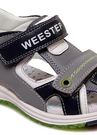 Модные босоножки weestep для мальчиков р.22-14,0 см