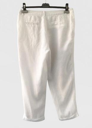 Укороченные зауженные брюки с высокой посадкой moddison, италия2 фото