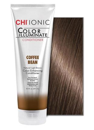Оттеночный кондиционер chi ionic color illuminate conditioner coffee bean1 фото