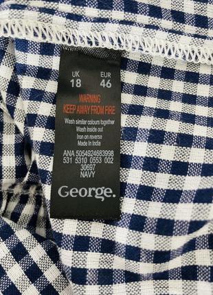 Блуза рубашка вышиванка батал george5 фото