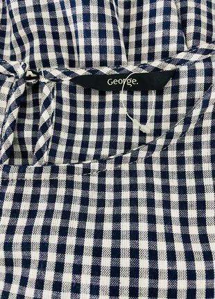 Блуза рубашка вышиванка батал george3 фото