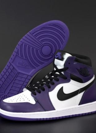 Кросівки nike air jordan retro purple кроссовки