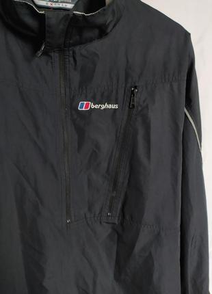 Чоловіча куртка вітровка berghaus extreme airfoil світловідбиваюча оригінал2 фото