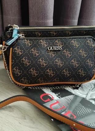 Сумка кроссбоди guess arie crossbody гесс оригинал новая коллекция