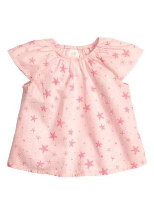 Легка бавовняна дихаюча блузочка h&m