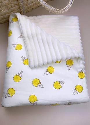 Плед плюшевий (з утеплювачем) 80*100 см